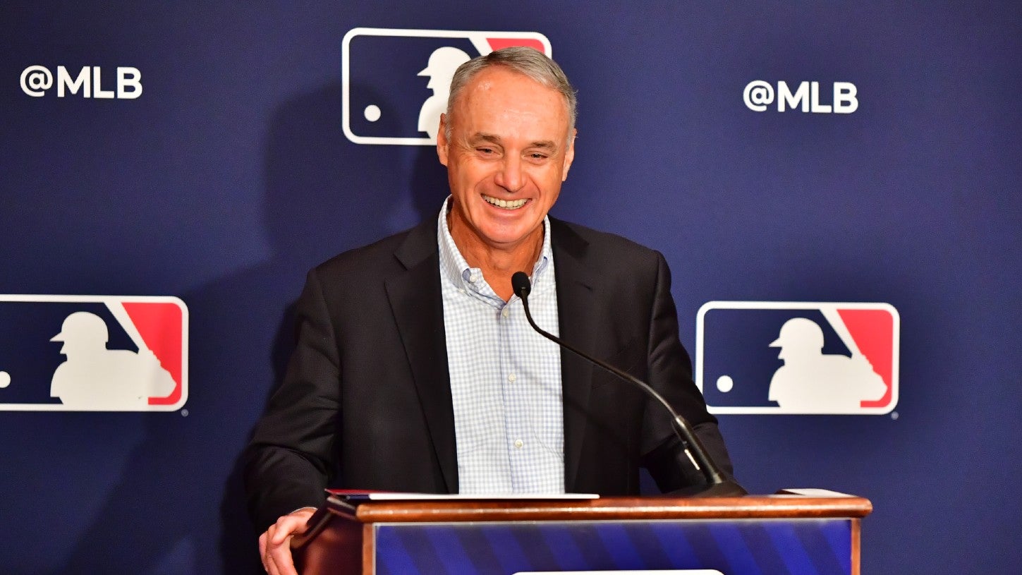MLB Commissioner Manfred's Views On The Speedway Classic And Baseball's Future MLB Commissioner Manfred's Views On The Speedway Classic And Baseball's Future