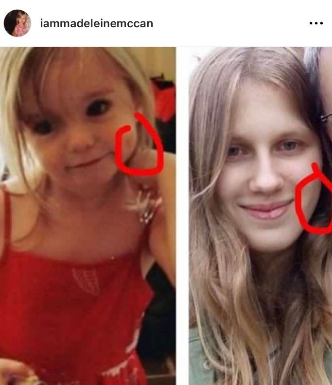 Mulher Presa No Reino Unido Afirma Ser Madeleine McCann Mulher Presa No Reino Unido Afirma Ser Madeleine McCann