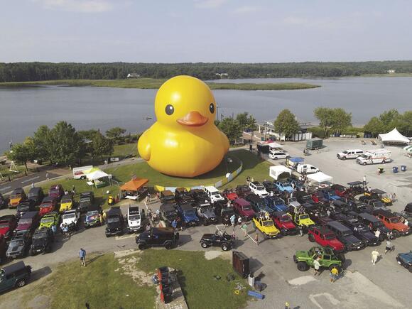 Myrtle Beach Welcomes World's Largest Rubber Duck For Water Safety Campaign Myrtle Beach Welcomes World's Largest Rubber Duck For Water Safety Campaign