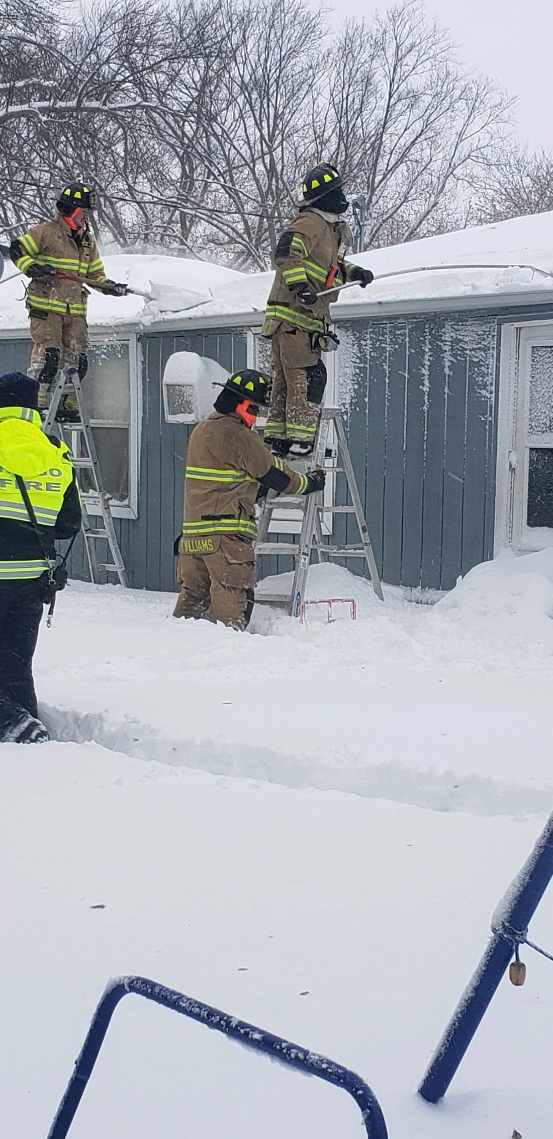Near-Tragedy Averted: Tucson Firefighters And Roof Collapse Near-Tragedy Averted: Tucson Firefighters And Roof Collapse