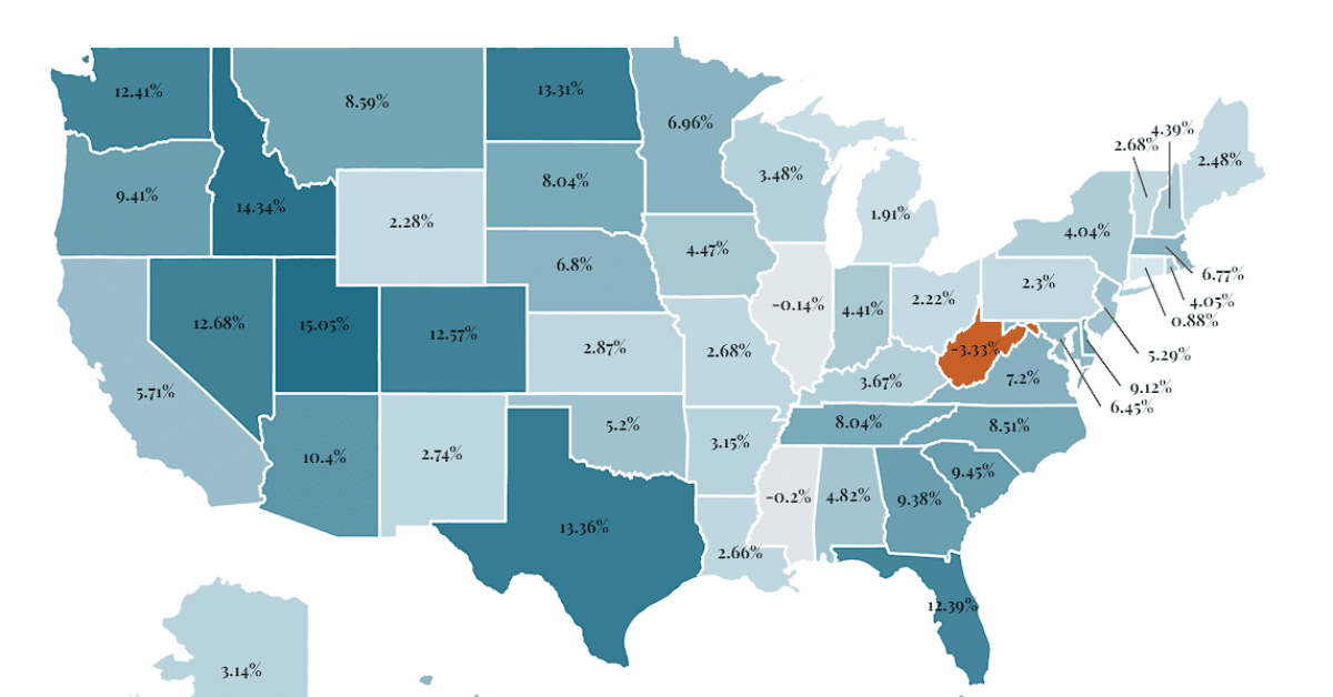 New Business Hotspots: A Map Of The Country's Fastest-Growing Areas New Business Hotspots: A Map Of The Country's Fastest-Growing Areas