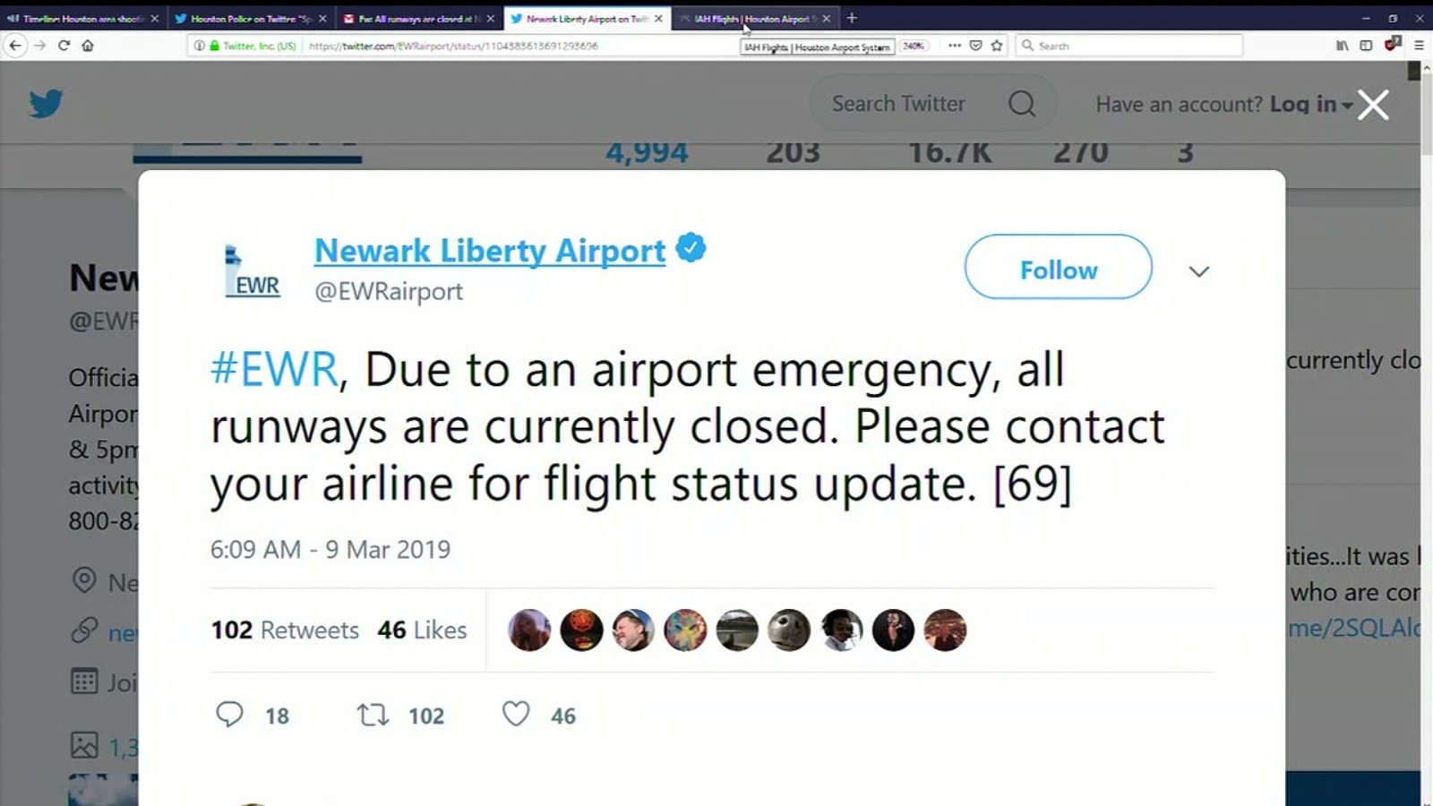 Newark Liberty Airport Equipment Failure Impacts Flights Newark Liberty Airport Equipment Failure Impacts Flights