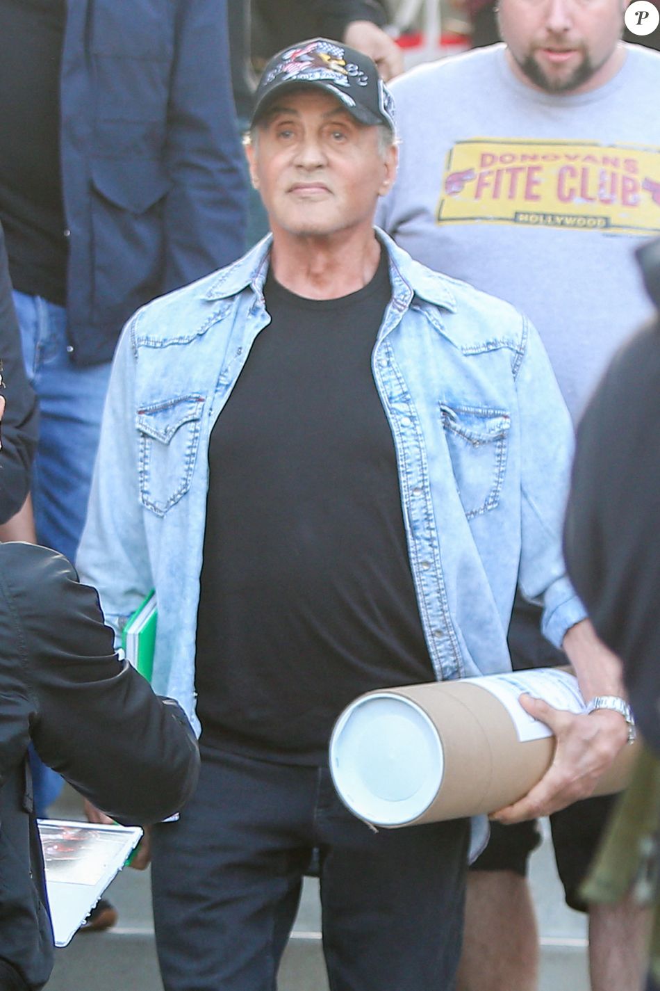 [Nom De L'artiste] : Exposition Après Une Rencontre Avec Sylvester Stallone