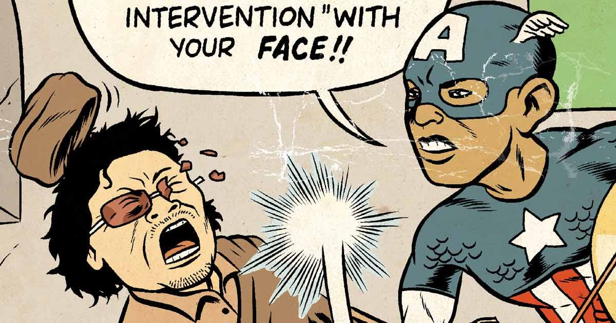 Ο Captain America Χαιρέτισε Στρατιωτικά Τον Τραμπ Στις ΗΠΑ Ο Captain America Χαιρέτισε Στρατιωτικά Τον Τραμπ Στις ΗΠΑ