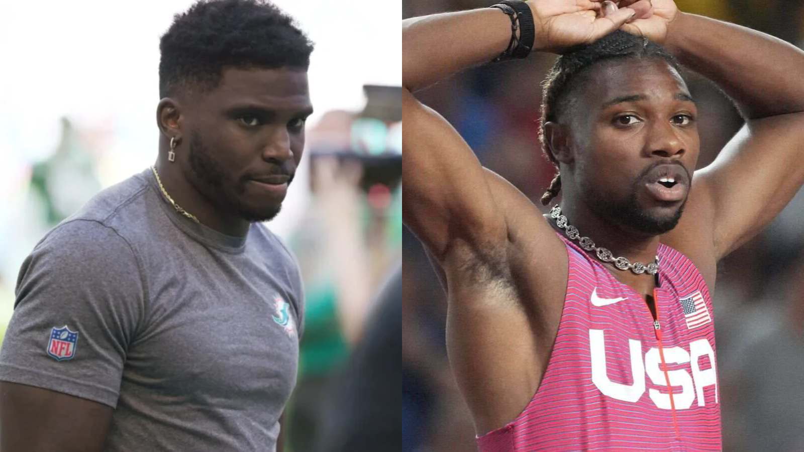 Olympic Legend Michael Johnson: Tyreek Hill Vs. Noah Lyles Isn't A Fair Race Olympic Legend Michael Johnson: Tyreek Hill Vs. Noah Lyles Isn't A Fair Race