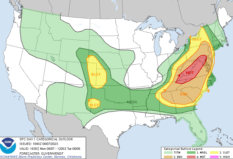 Overnight Storm Threat: Monday's Severe Weather Outlook Overnight Storm Threat: Monday's Severe Weather Outlook