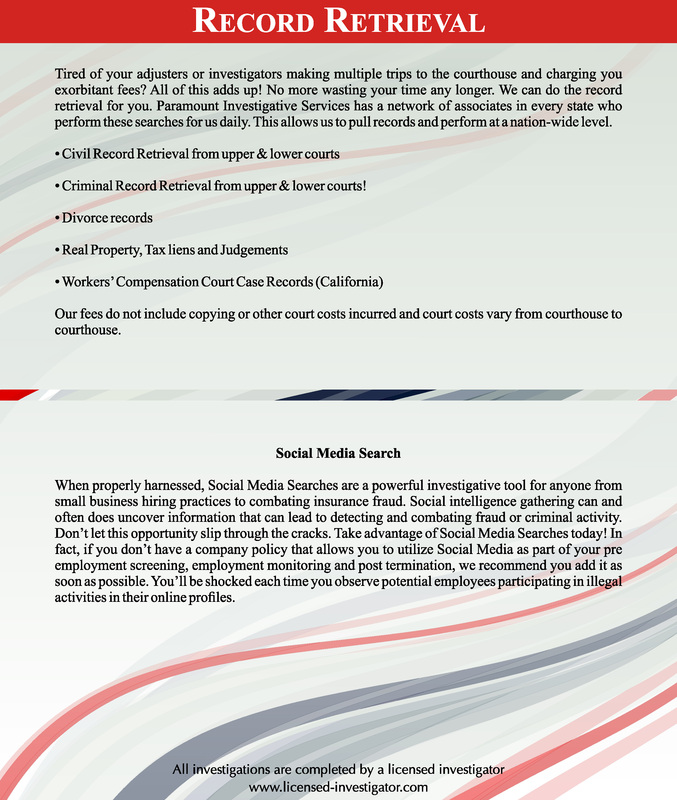 Paramount Investigative Services Inc.: Negotiating A Strategic Acquisition Paramount Investigative Services Inc.: Negotiating A Strategic Acquisition