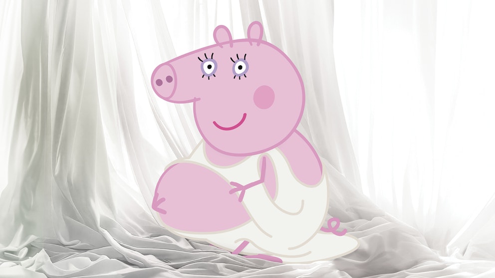 Peppa Pig's Parents' Gender Reveal Party: Details And Photos Peppa Pig's Parents' Gender Reveal Party: Details And Photos