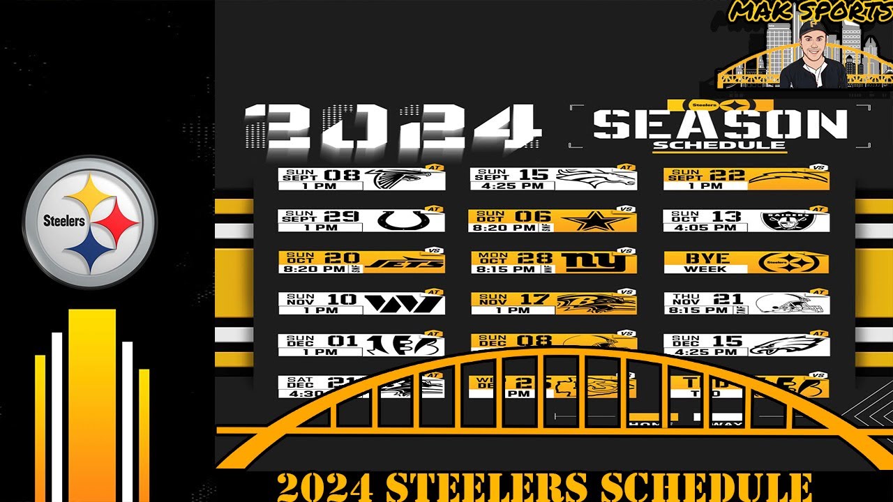 Pittsburgh Steelers 2025 Schedule Release Date And Potential Matchups Pittsburgh Steelers 2025 Schedule Release Date And Potential Matchups