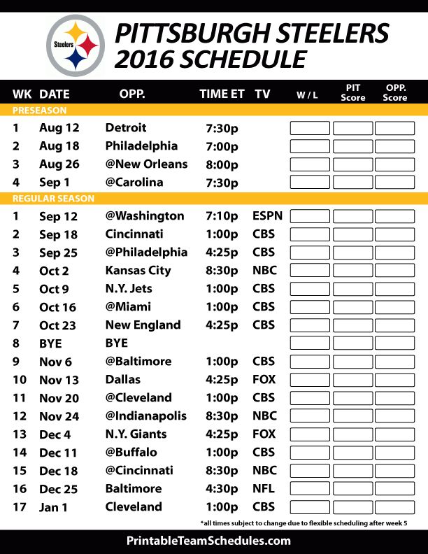 Projected Pittsburgh Steelers 2025 Schedule: Games, Dates, And Predictions Projected Pittsburgh Steelers 2025 Schedule: Games, Dates, And Predictions