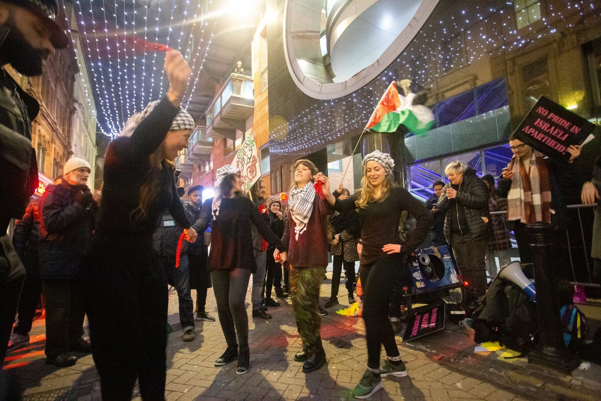 Protesters Urge Eurovision Boycott Of RTE And BBC Protesters Urge Eurovision Boycott Of RTE And BBC
