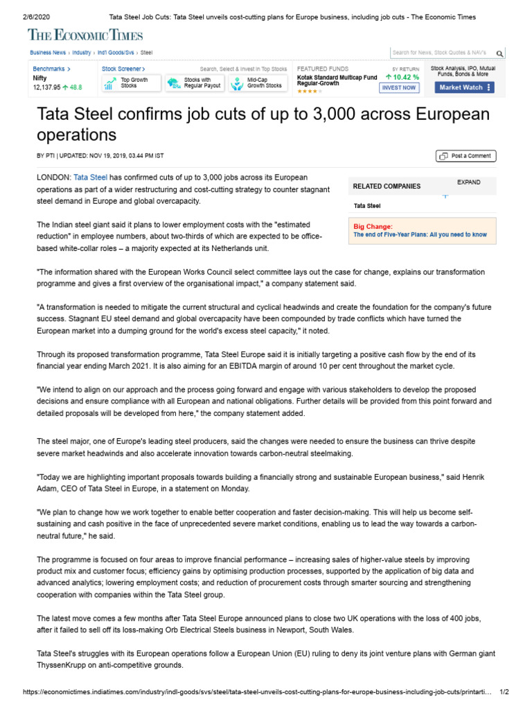 ₹8.7 Crore Charity Donation Follows Tata Steel Job Cuts ₹8.7 Crore Charity Donation Follows Tata Steel Job Cuts