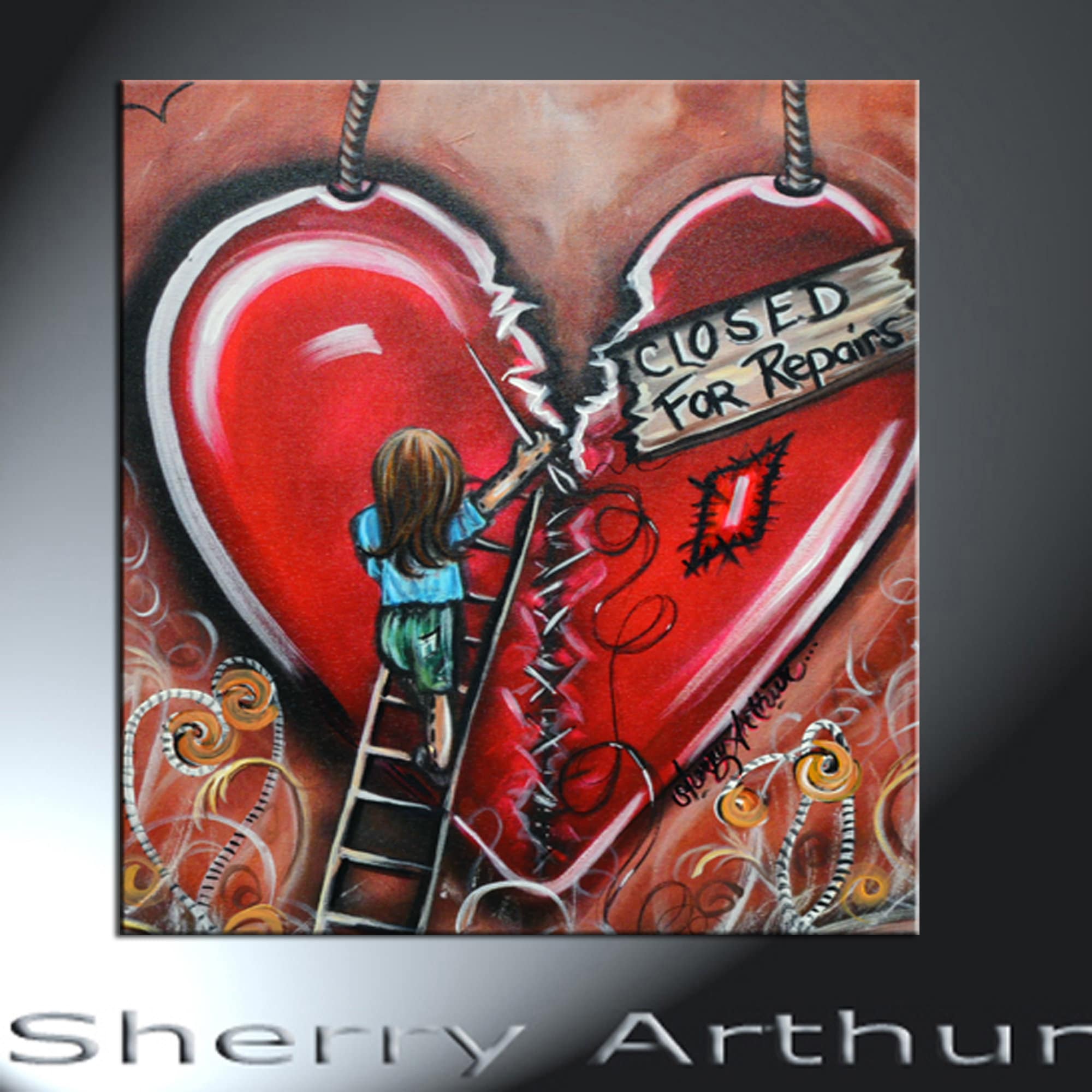 Rare Banksy Artwork: The Broken Heart Wall Goes To Auction Rare Banksy Artwork: The Broken Heart Wall Goes To Auction