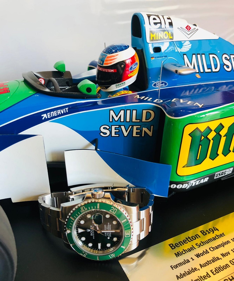 Rare Michael Schumacher Benetton Show Car Up For Auction Rare Michael Schumacher Benetton Show Car Up For Auction