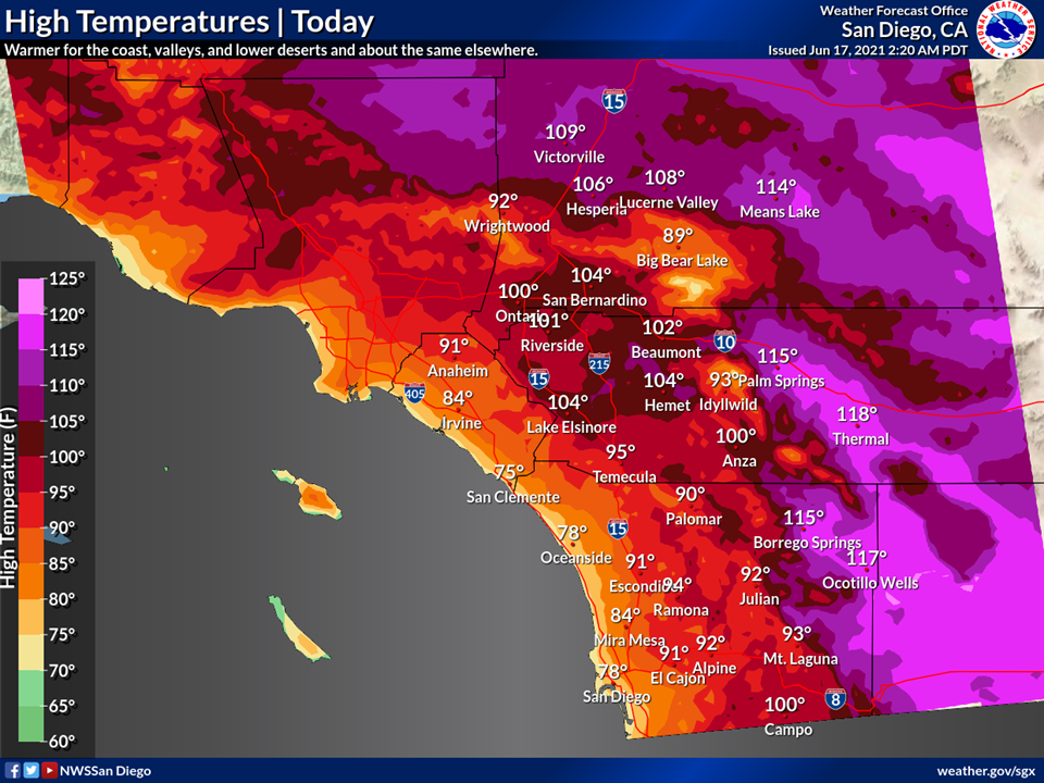 Record Heatwave Prompts Warnings Across San Diego County Record Heatwave Prompts Warnings Across San Diego County
