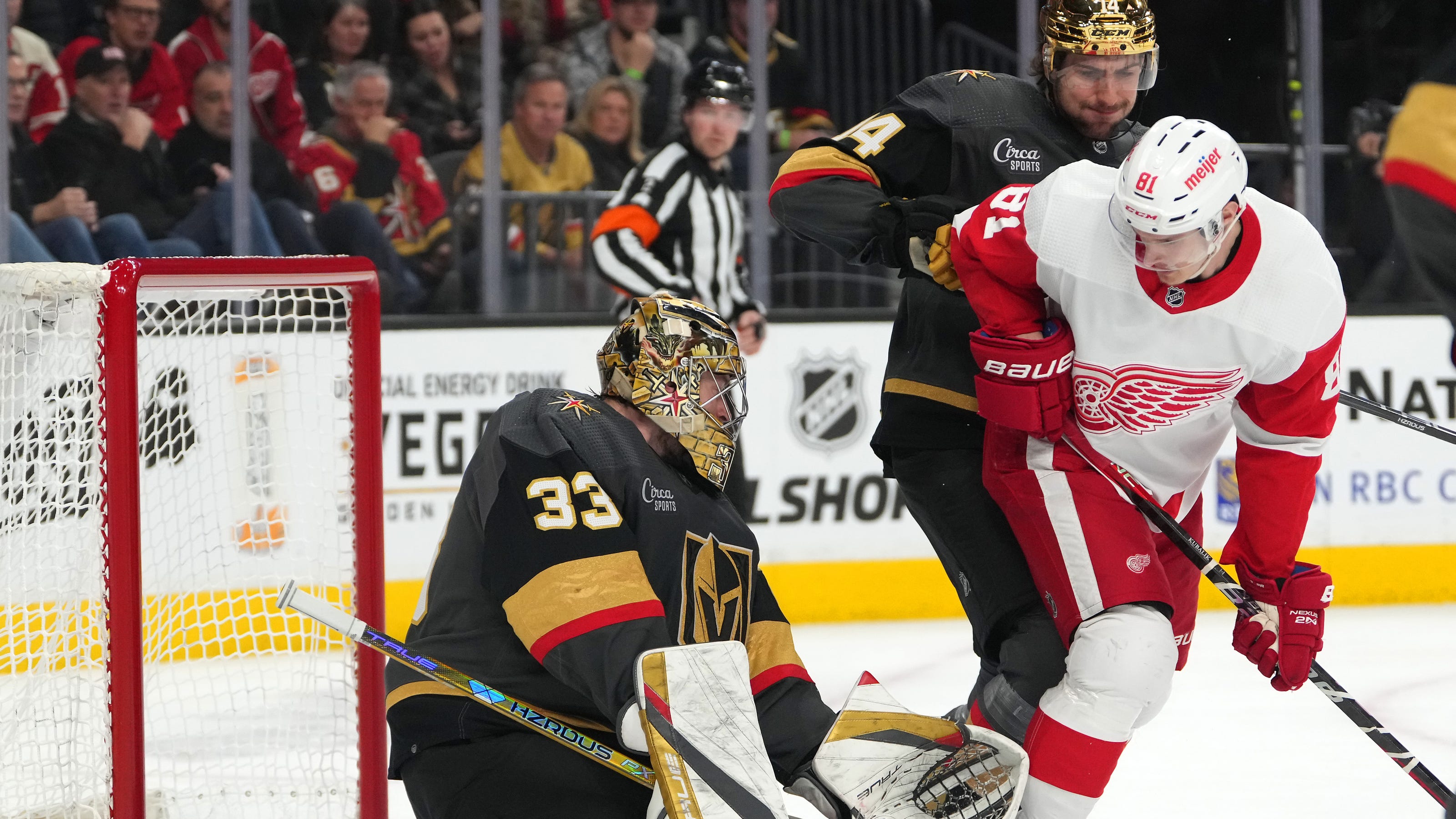 Red Wings' Playoff Bid Takes Hit In 6-3 Loss To Vegas Golden Knights Red Wings' Playoff Bid Takes Hit In 6-3 Loss To Vegas Golden Knights