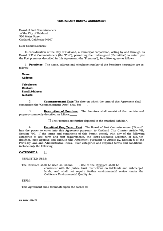 Review Of Temporary Rental Contract Legislation Underway Review Of Temporary Rental Contract Legislation Underway