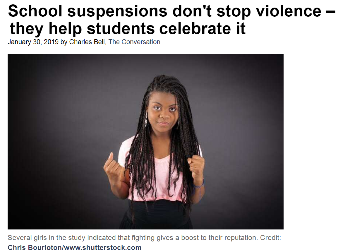 School Suspensions: Do The Consequences Outweigh The Benefits? School Suspensions: Do The Consequences Outweigh The Benefits?