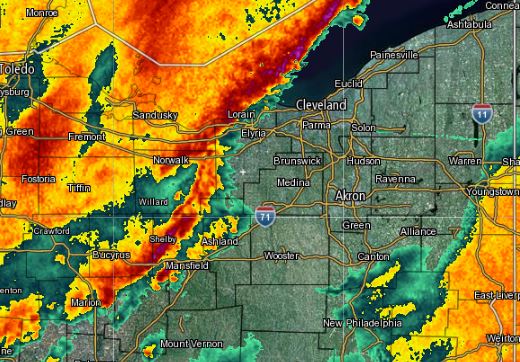Severe Weather Alert: Strong Thunderstorms Target Northeast Ohio Severe Weather Alert: Strong Thunderstorms Target Northeast Ohio