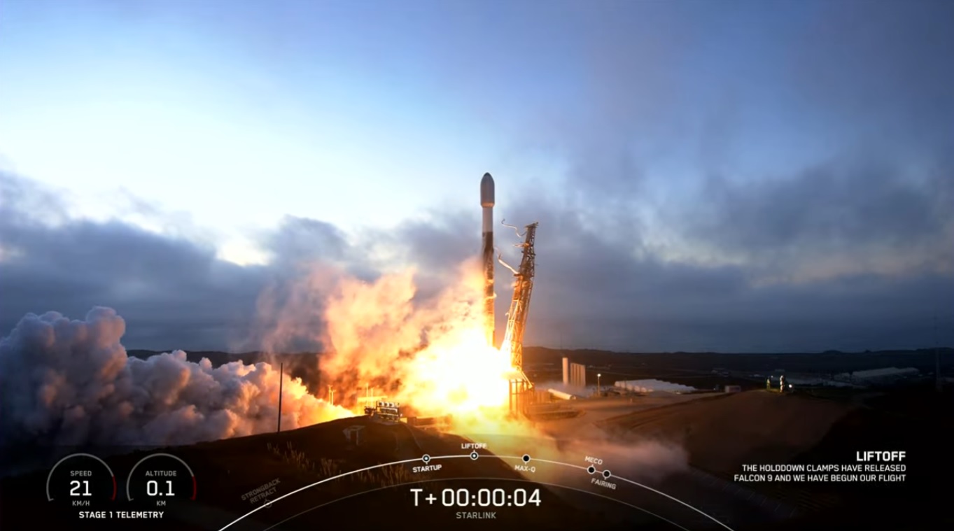 SpaceX Starlink Mission: 27 Satellites Launched From Vandenberg SFB SpaceX Starlink Mission: 27 Satellites Launched From Vandenberg SFB