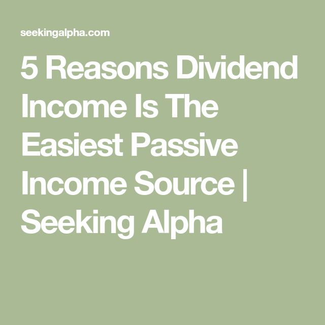 The Easiest Way To A High Dividend Income: A Simple Strategy The Easiest Way To A High Dividend Income: A Simple Strategy