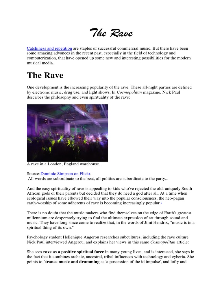 The Substantial Economic Impact Of A Major Rave The Substantial Economic Impact Of A Major Rave