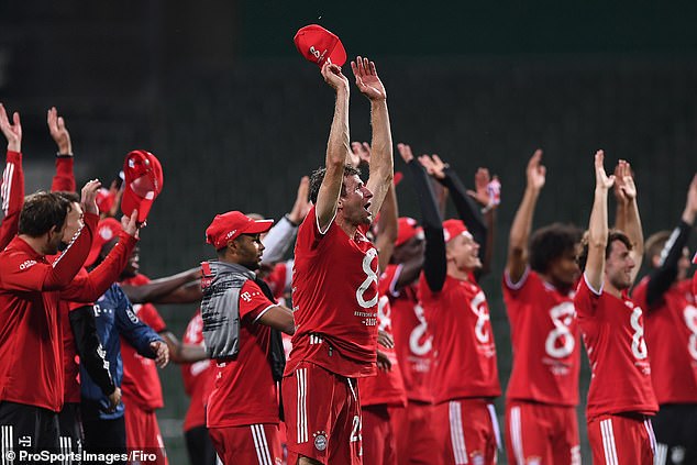 Thomas Müller's Last Home Game: Bayern Celebrate Bundesliga Victory Thomas Müller's Last Home Game: Bayern Celebrate Bundesliga Victory