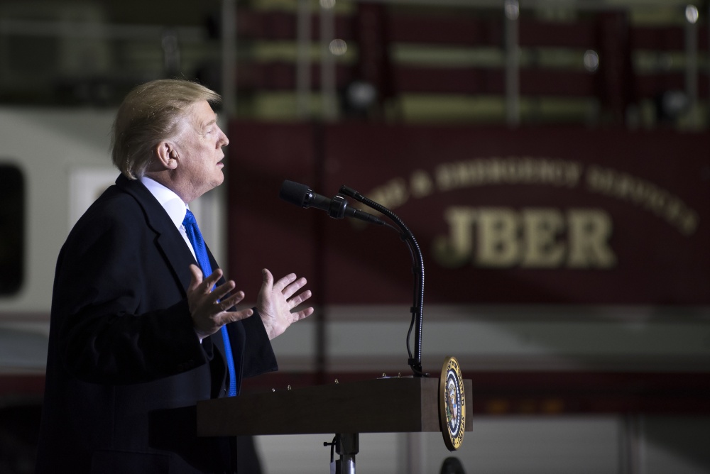 Thousands Rally Against Trump Policies In Anchorage For A Second Time Thousands Rally Against Trump Policies In Anchorage For A Second Time