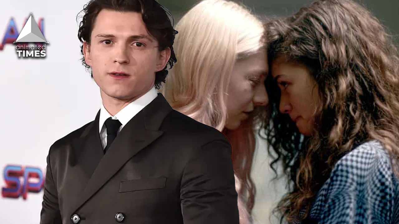 Tom Holland And Zendaya's First Post-Engagement Appearance On The Euphoria Set Tom Holland And Zendaya's First Post-Engagement Appearance On The Euphoria Set