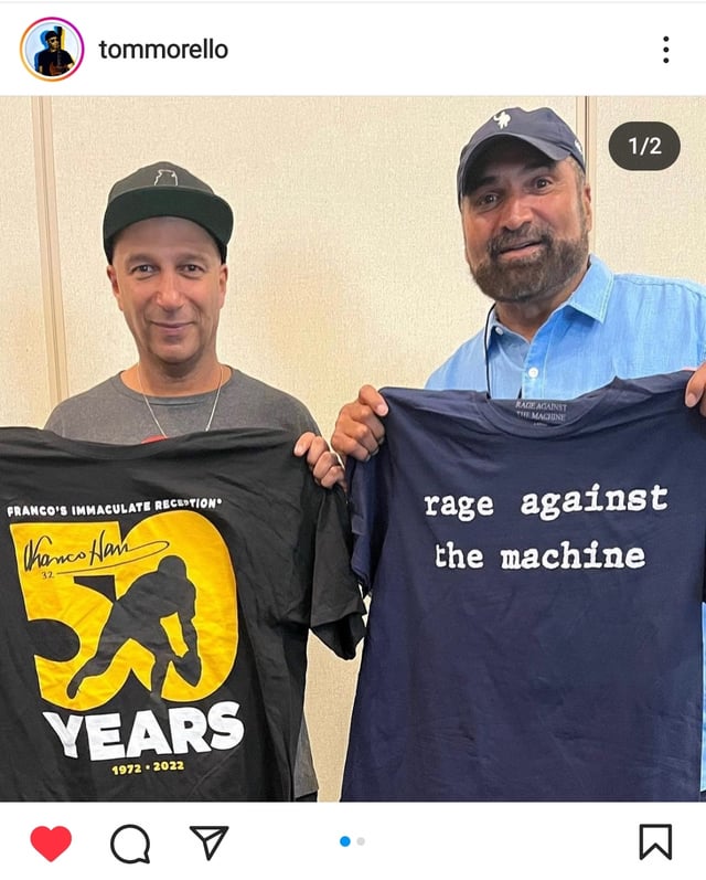 Tom Morello (Rage Against The Machine): Επίθεση Κατά Τραμπ - Ζήλια Για Τον Springsteen; Tom Morello (Rage Against The Machine): Επίθεση Κατά Τραμπ - Ζήλια Για Τον Springsteen;