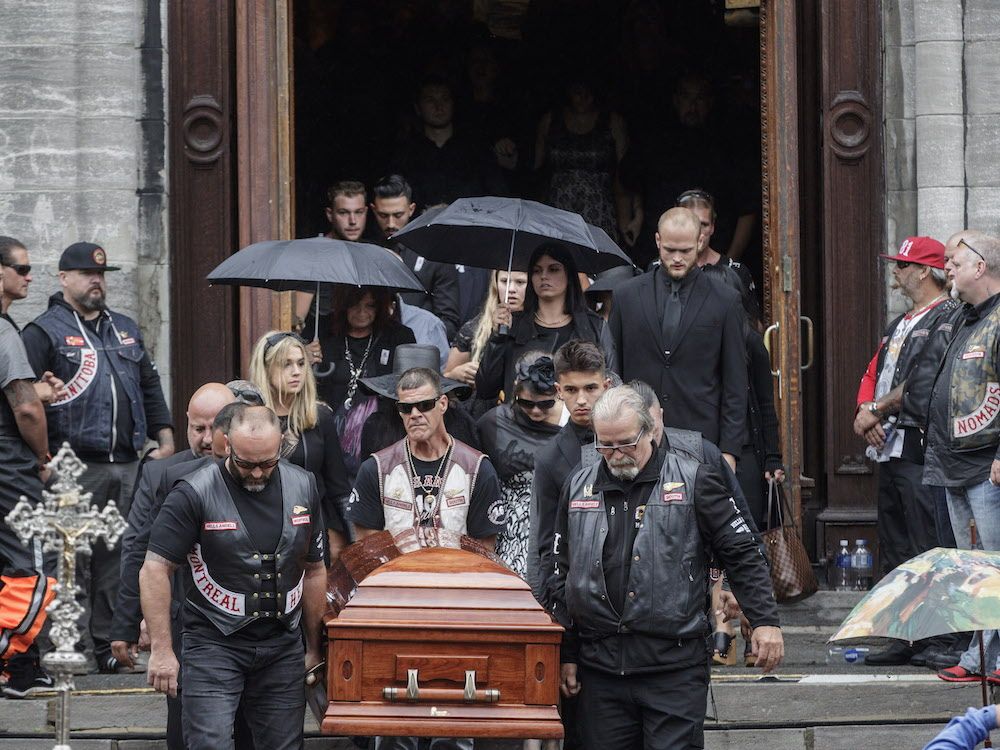 Tribute Paid At Funeral For Fallen Hells Angels Biker Tribute Paid At Funeral For Fallen Hells Angels Biker
