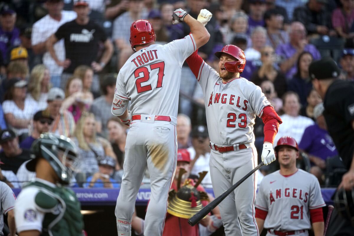 Two Home Runs By Mike Trout Still Not Enough In Angels' Loss To Giants Two Home Runs By Mike Trout Still Not Enough In Angels' Loss To Giants