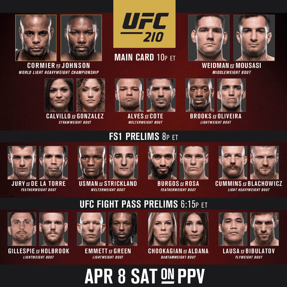 UFC Fight Nights & PPVs: May 2025 Event Calendar With UFC 315 UFC Fight Nights & PPVs: May 2025 Event Calendar With UFC 315
