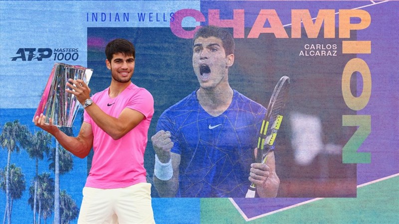 Vô Địch Indian Wells: Thần Đồng 17 Tuổi Tạo Nên Lịch Sử Vô Địch Indian Wells: Thần Đồng 17 Tuổi Tạo Nên Lịch Sử