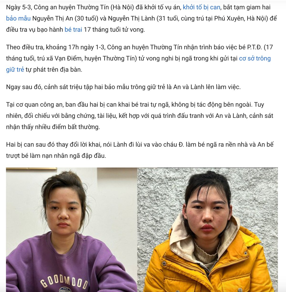 Vụ Bảo Mẫu Bạo Hành Trẻ Ở Tiền Giang: Phải Xử Lý Nghiêm Minh Và Ngăn Chặn Tương Tự Vụ Bảo Mẫu Bạo Hành Trẻ Ở Tiền Giang: Phải Xử Lý Nghiêm Minh Và Ngăn Chặn Tương Tự