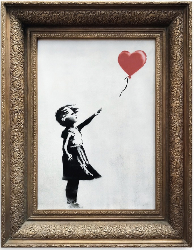 Who Tagged This Painting? Banksy Artwork Up For Auction Who Tagged This Painting? Banksy Artwork Up For Auction