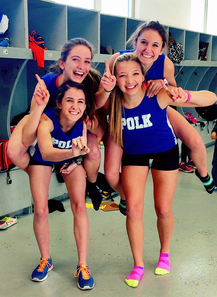 Winning Relay Sweep Earns T-Bird Girls Home Invite Winning Relay Sweep Earns T-Bird Girls Home Invite