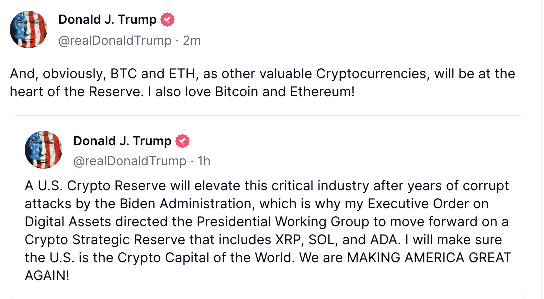 XRP Price Jumps: Trump's Post Impacts Ripple XRP Price Jumps: Trump's Post Impacts Ripple