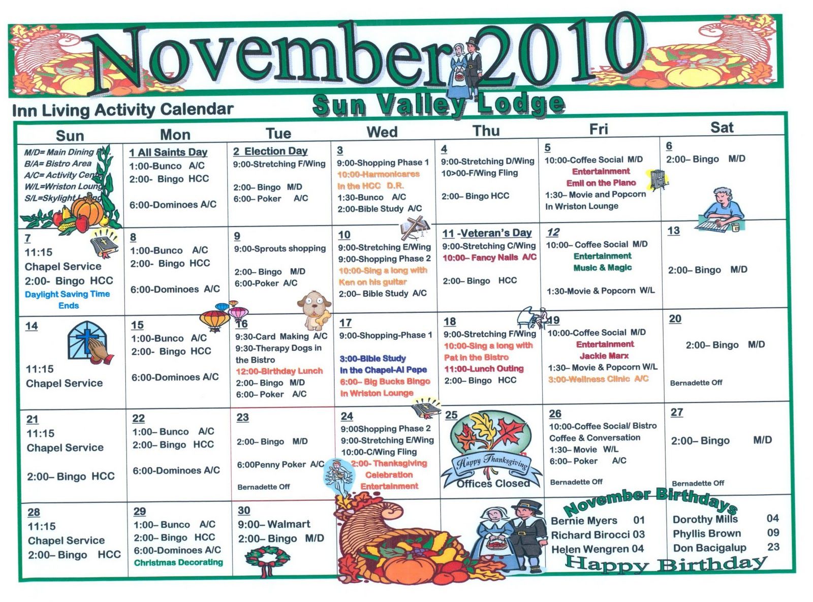 Your Guide To Senior Activities: A Monthly Calendar Of Trips And Events Your Guide To Senior Activities: A Monthly Calendar Of Trips And Events