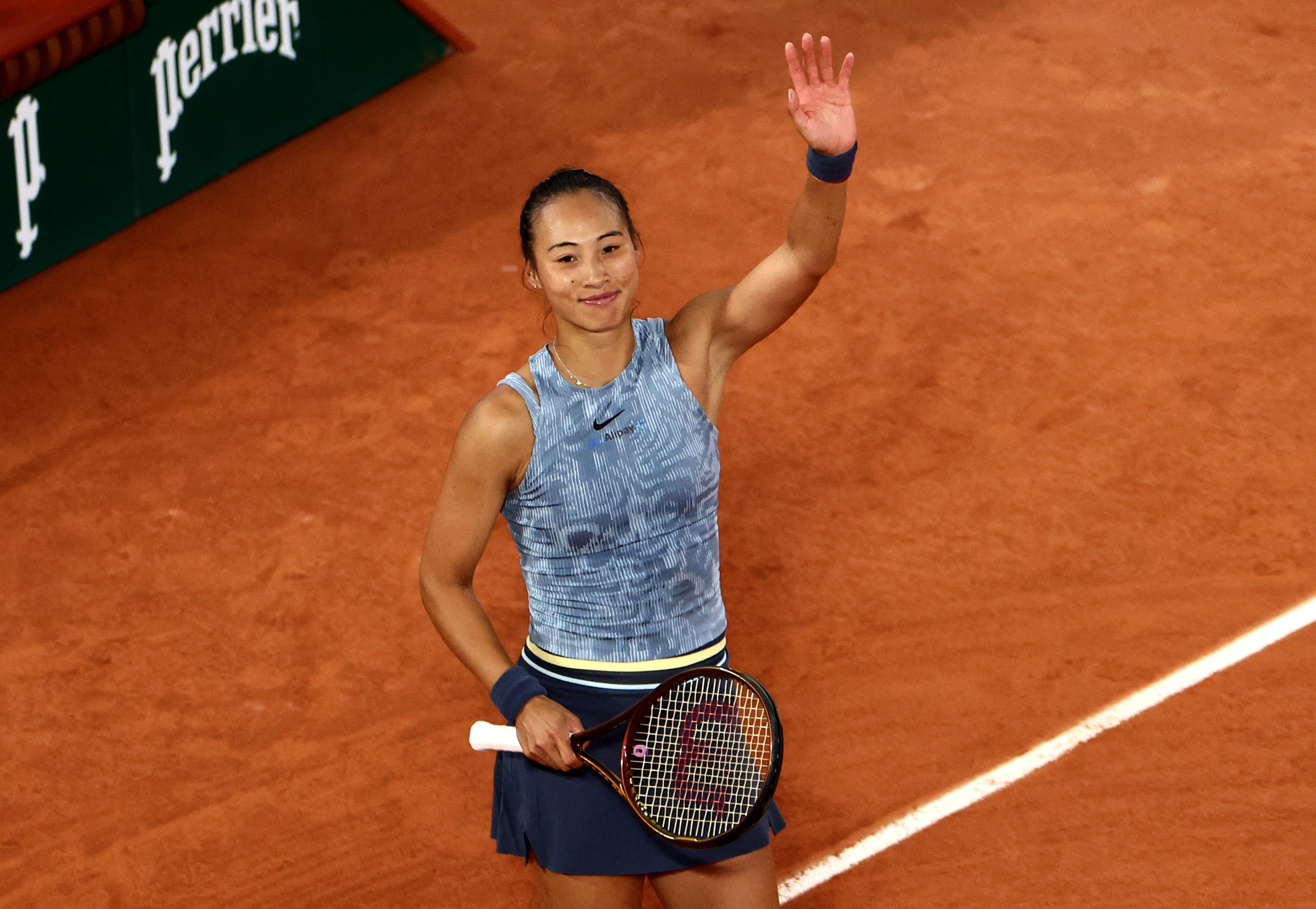 Zheng Advances To Rome Last 16 After French Win Zheng Advances To Rome Last 16 After French Win