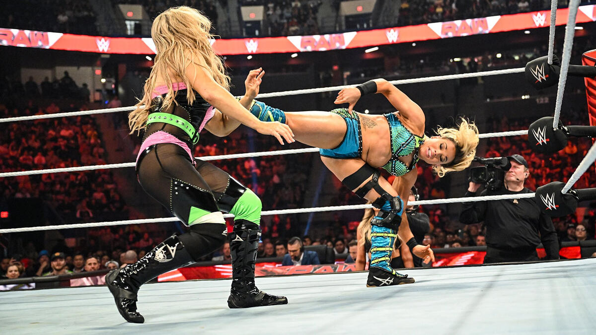 Zoey Stark Injured During WWE Raw Match Zoey Stark Injured During WWE Raw Match